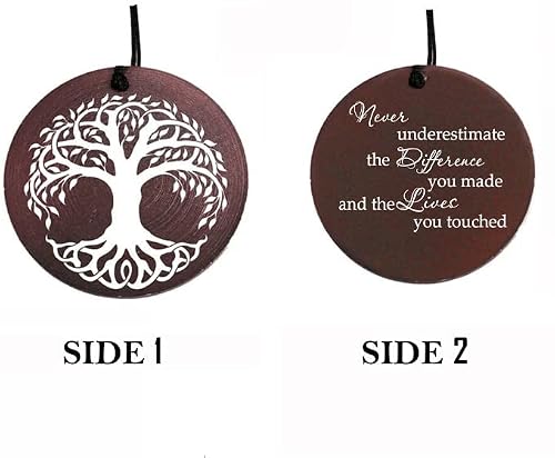Retirement Wind Chime With Free Wall Hanging Stand, Tree Of Life, Inspirational Retirement Gifts For Men, Women, Teacher, Co-Worker, Employee, Nanny, Nurse (Non-Personalized) #TOP1