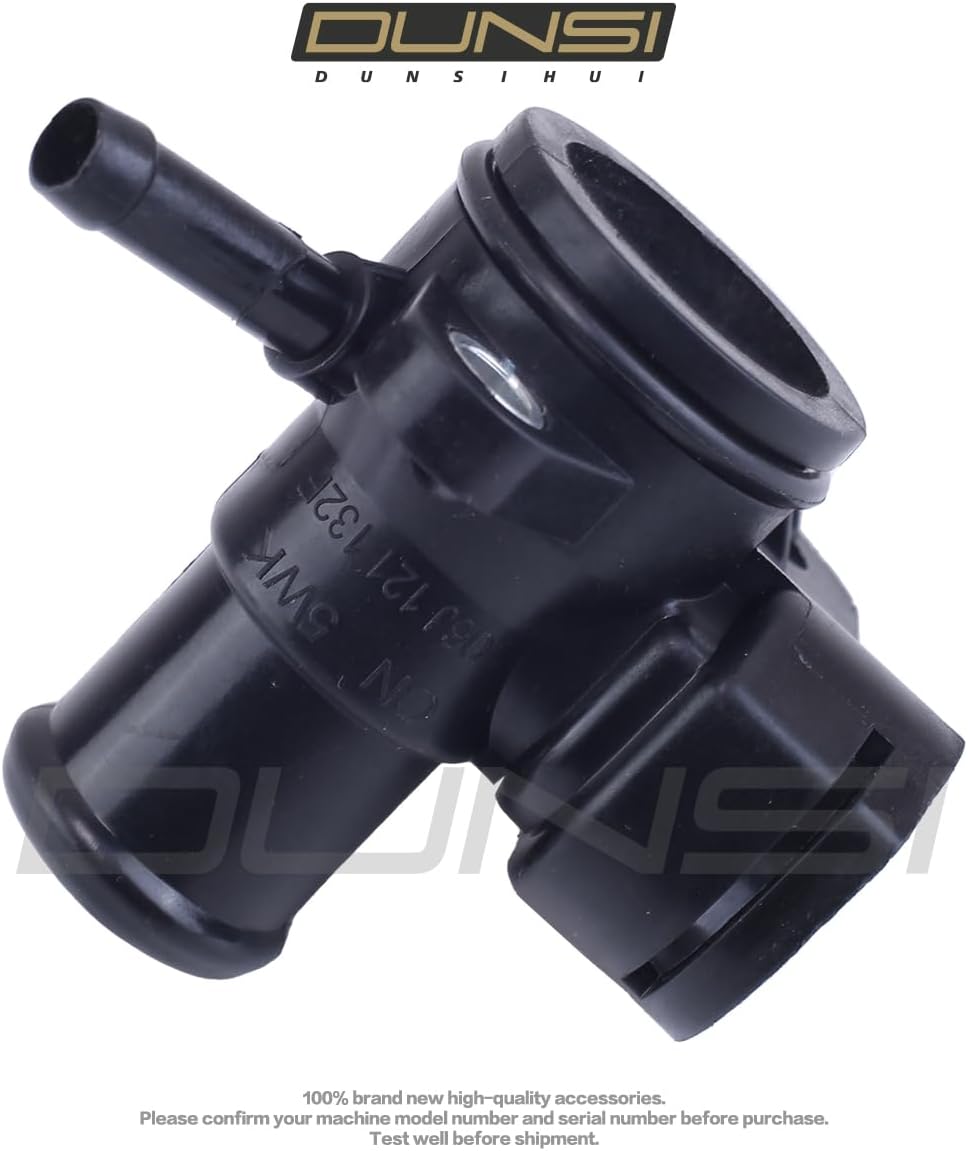 DUNSIHUI 06J121132G Coolant Outlet Flange Compatible With Jet ta Gti Gli Passat Cc Eos Beetle Q3 Tt 2.0t Tsi Ccta Engine Coolant Flange Outlet