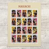 United States Postal Service Mariachi (Sheet of 20) Musical Style Musicians Western Mexico First-Class Mail Forever Postage Stamps Scott #5703-5707