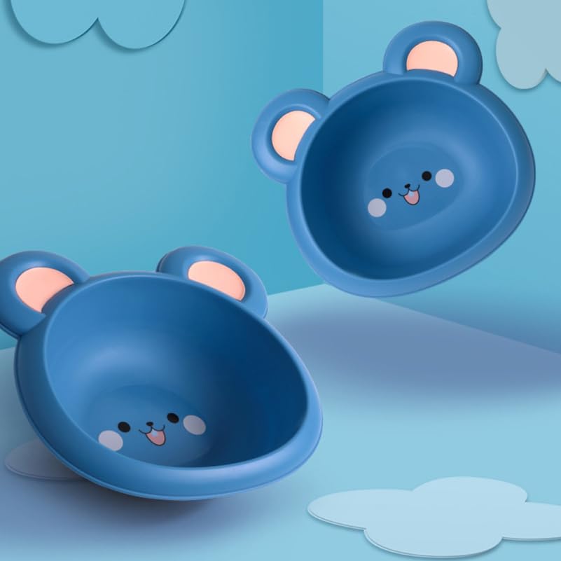 minkissy Lavabo para bebés de dibujos animados para bebé, plástico PP, gran capacidad, mate, apilable, para cuidado del bebé, baño