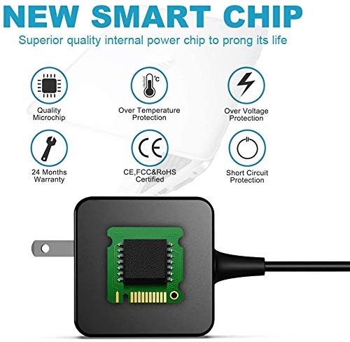 Ul Listed 7.5Ft Long 12V Ac Charger Fit For Acer Iconia Tab Tablet A100 A101 A200 A210 A500 A501 W3 W3-810 Switch V 10 Sw5-017 N16C6 Sw5-017P Sw5-011 Sw5-012 Sw5-111 Laptop Power Supply Adapter Cord #TOP1