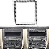 Car Center Console Panel Frame Cover Sticker Carbon Fiber Decal CD AC Control Cover Trim for VW Bora Jetta Mk4 ?R32 GTI Golf4 Golf 4 1999-2004 Car Interior Stickers