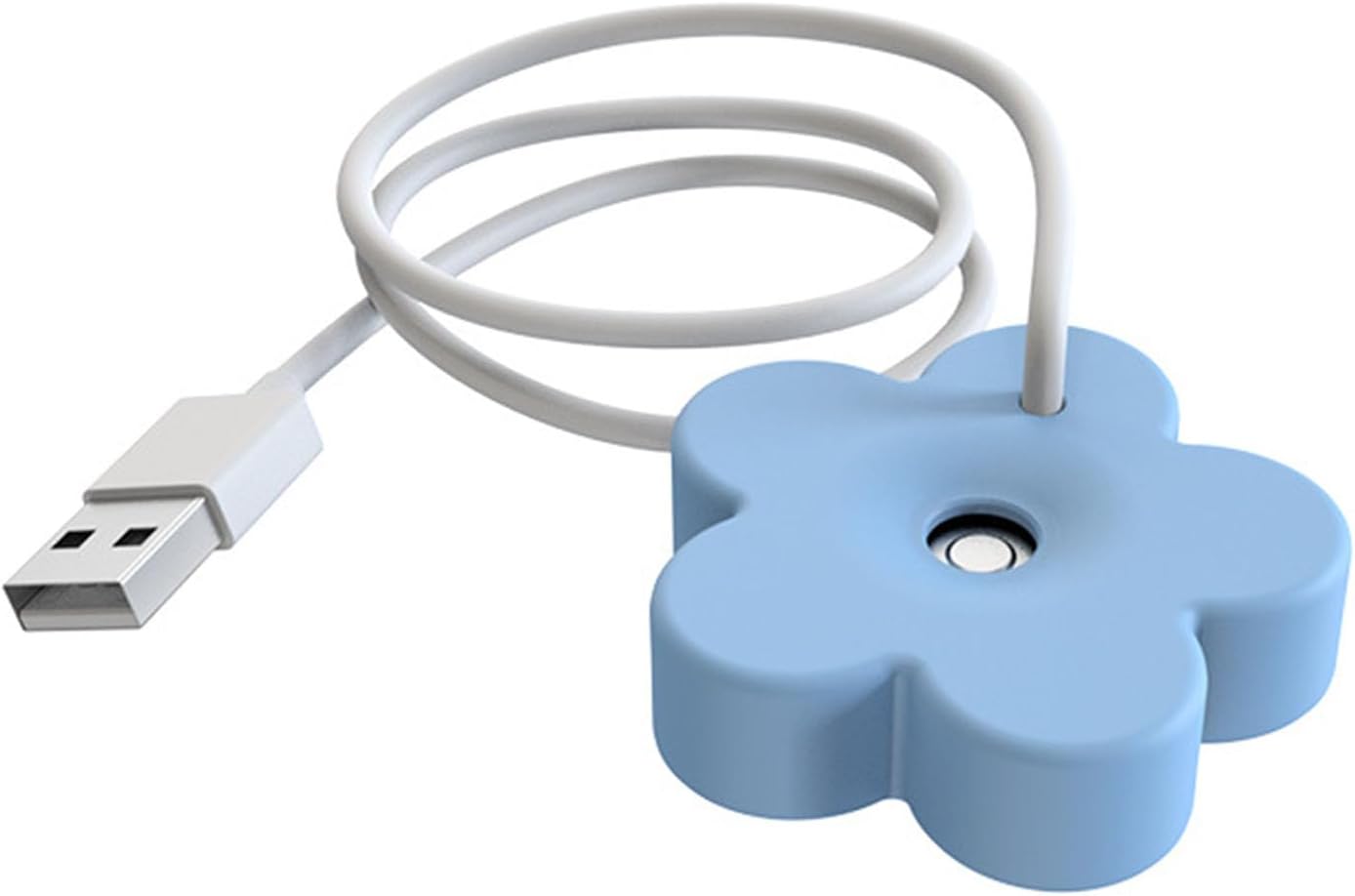 Zerodis USB Humidifier, Intelligent Timing 8 Hours Protection Portable Small Flower Humidifier Easy 