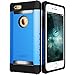 iPhone 6 Plus/6s Plus Case, ESR Three Layer Heavy Duty Shockproof Case [Free Screen Protector] [Metal Design] [Matte Silicone Back + Thickened TPU Bumper] for iPhone 6 Plus/6s Plus 5.5"-Blue