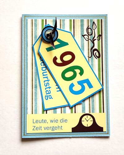 DigitalOase Geburtstagskarte Zum 60. – A5 Klappkarte Mit Umschlag, Hochwertig Bedruckt