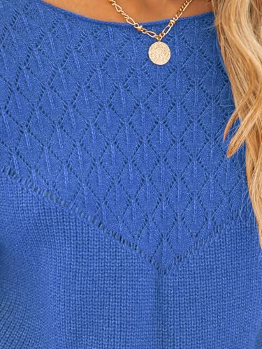 Image of CUPSHE Women's Cable Knit Sweaters Long Sleeve Boat Neck 2024 Fall Sweater Tops