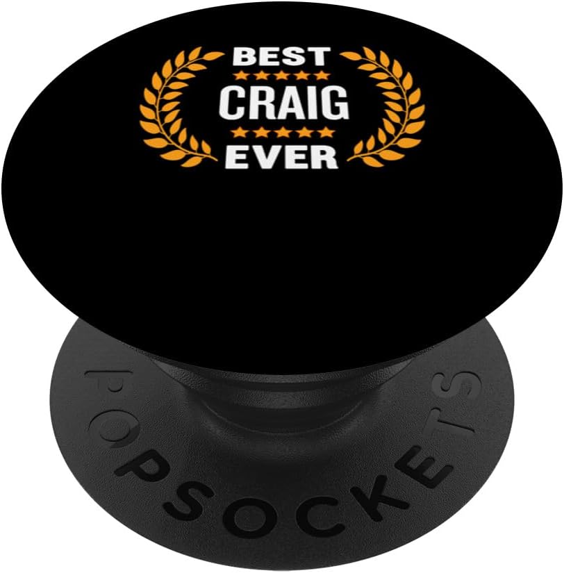 Best Craig Ever with Five Stars Name Craig PopSockets PopWallet for MagSafe