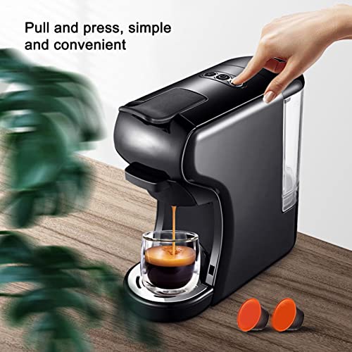 Máquina de Café Espresso Compatible con Nespresso, Dolce Gusto Cápsula de Café, Tanque de Agua de 600ml 19Bar Bomba de… - Imagen 4
