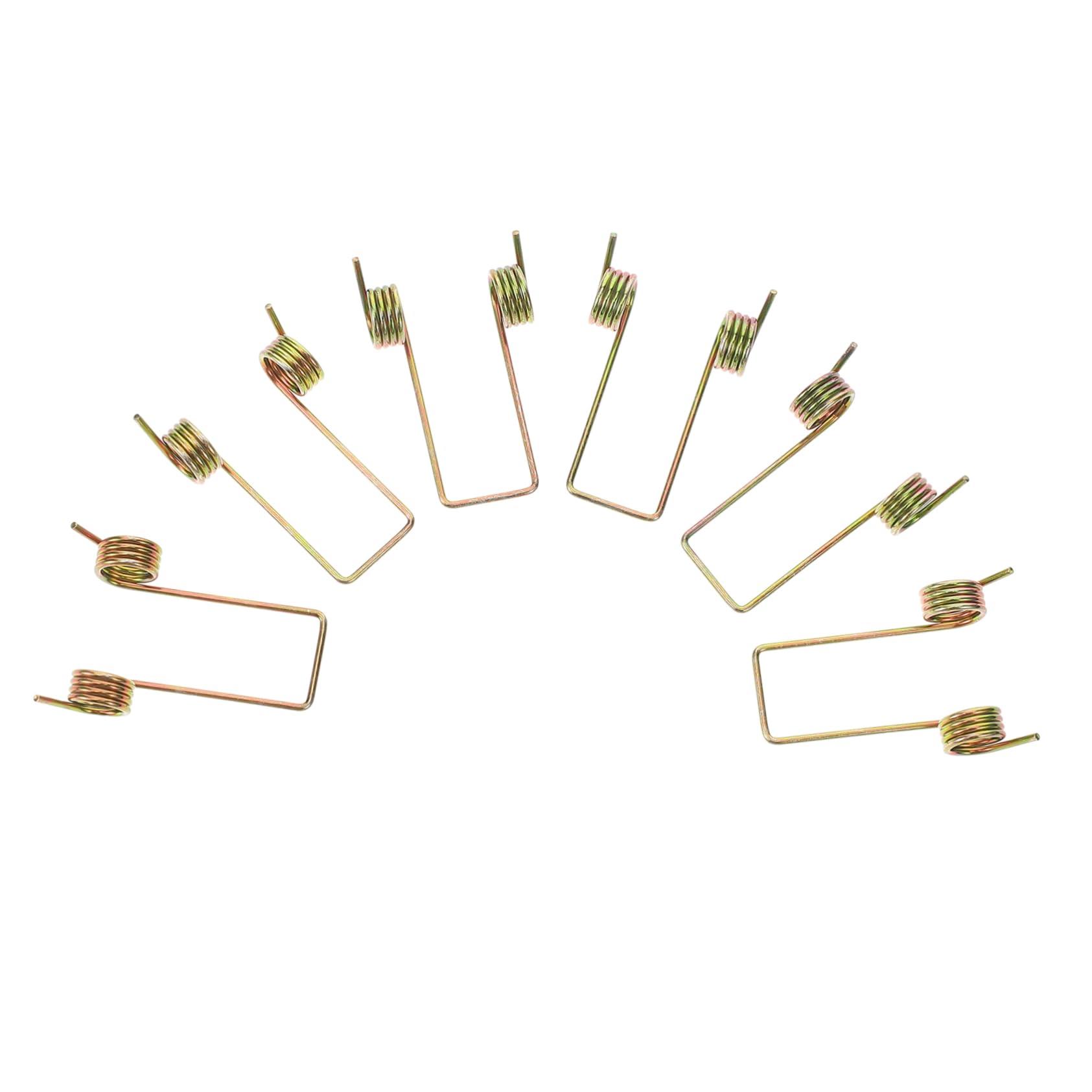 KOMBIUDA 6pcs Trash Can Spring Garage Door Spring Garbage Bucket Torsional Spring Garage Torsional Spring Can Lid Torsional Spring Trashcan Bucket Lid Torsional Spring Color Zinc Plating