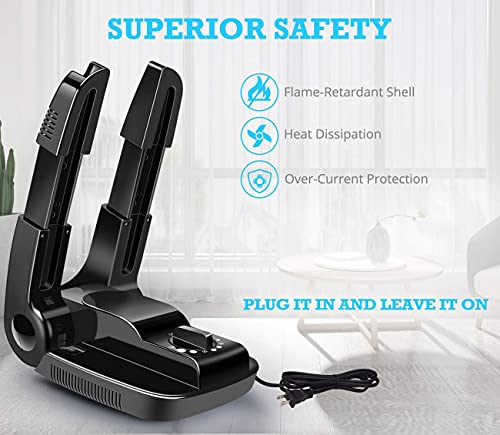 Aiwotowow Portable Electric Shoes Boots Dryer Warmer Adjustable Foldable Rack #TOP1