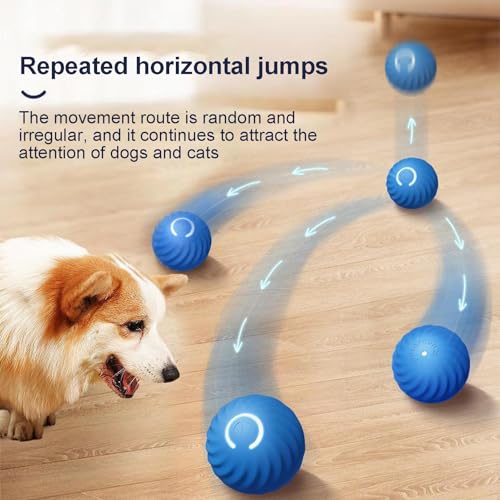 Jouets automatiques pour chats interactifs avec balle mobile - 4
