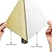 TransWonder Gold Glitter HTV Glitter Heat Transfer Vinyl 12inx5ft Glitter Iron on Vinyl HTV Vinyl for Cricut T Shirts (Light Gold)