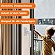KARATINTL Einteiliger Knauf-Fenstertürgriff, Fenstergriffe Abschliessbar,Sicherheits-Fenstergriff mit 35 mm Stiftlänge, passend für alle gängigen Fenster und Balkontüren (Silber)