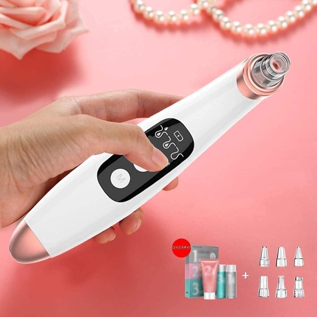 Feiyx Blackhead Remover Pore Vacuum Cleaner Acne Comedo Extractor,USB Rechargeable Comedo Removal,Whitehead Acne Removal