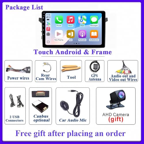 Autoradio Android Auto Suzuki Celerio 2015 2016 2017 2018 2019 Pantalla Táctil Bluetooth GPS 4
