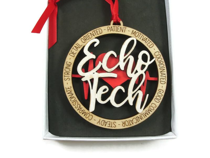 Echo Tech Ornament Laser Engraved