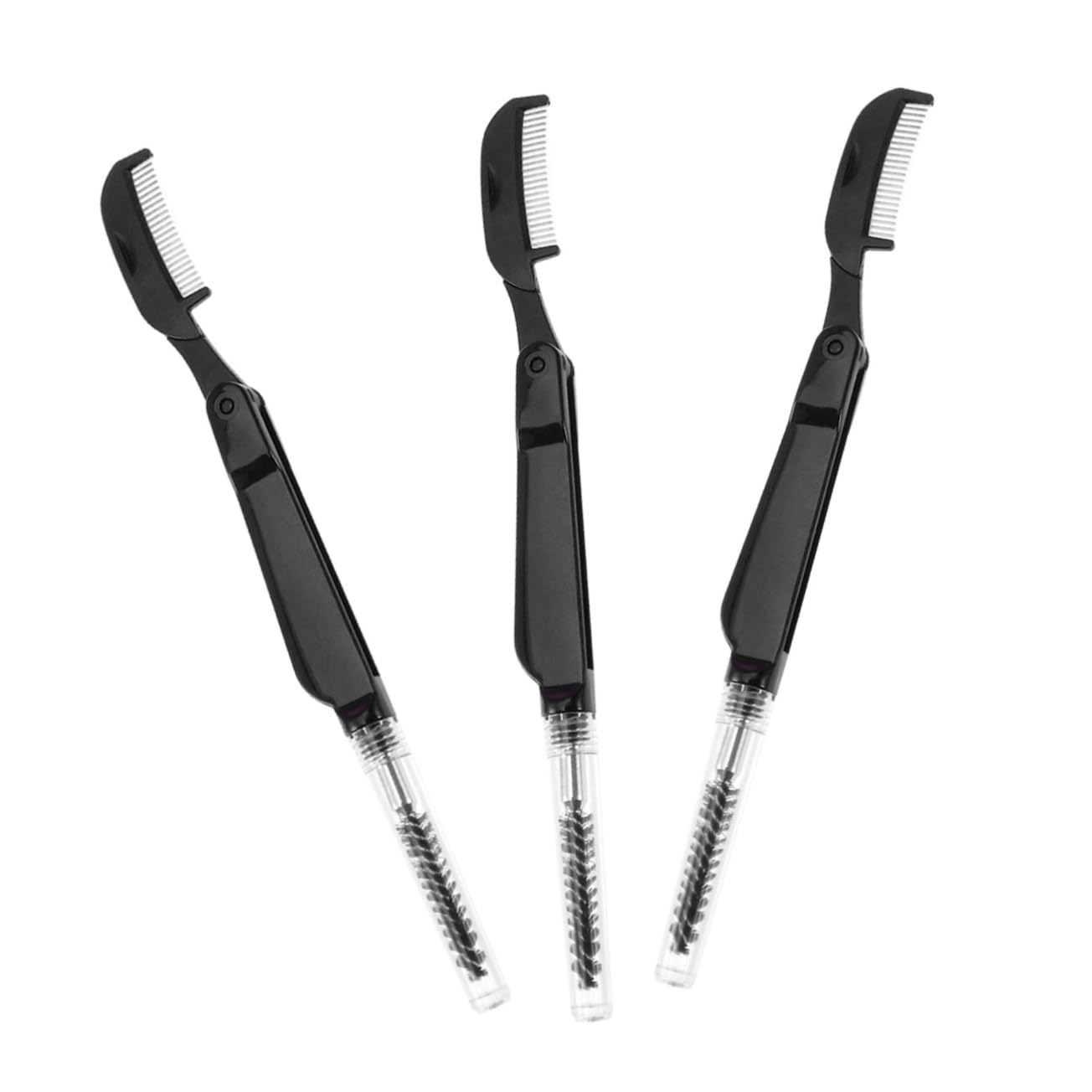 Baluue 3pcs Eyebrow Brush Set Comb for Makeup Lash Tools for False Lashes Beauty Brush for Women