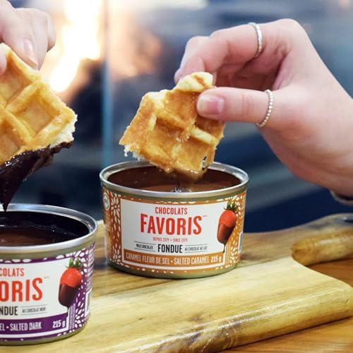Chocolats Favoris Milk Chocolate Fondue, Salted Caramel, Small Sharing Can — view 9