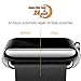 [6 PACK] UniqueMe Screen Protector compatible with Apple Watch Series 1 / 2 / 3 38mm, [Anhydrous adsorption] [Flexible Film] Soft HD TPU Clear Anti-Scratch Film with Lifetime Replacement Warranty