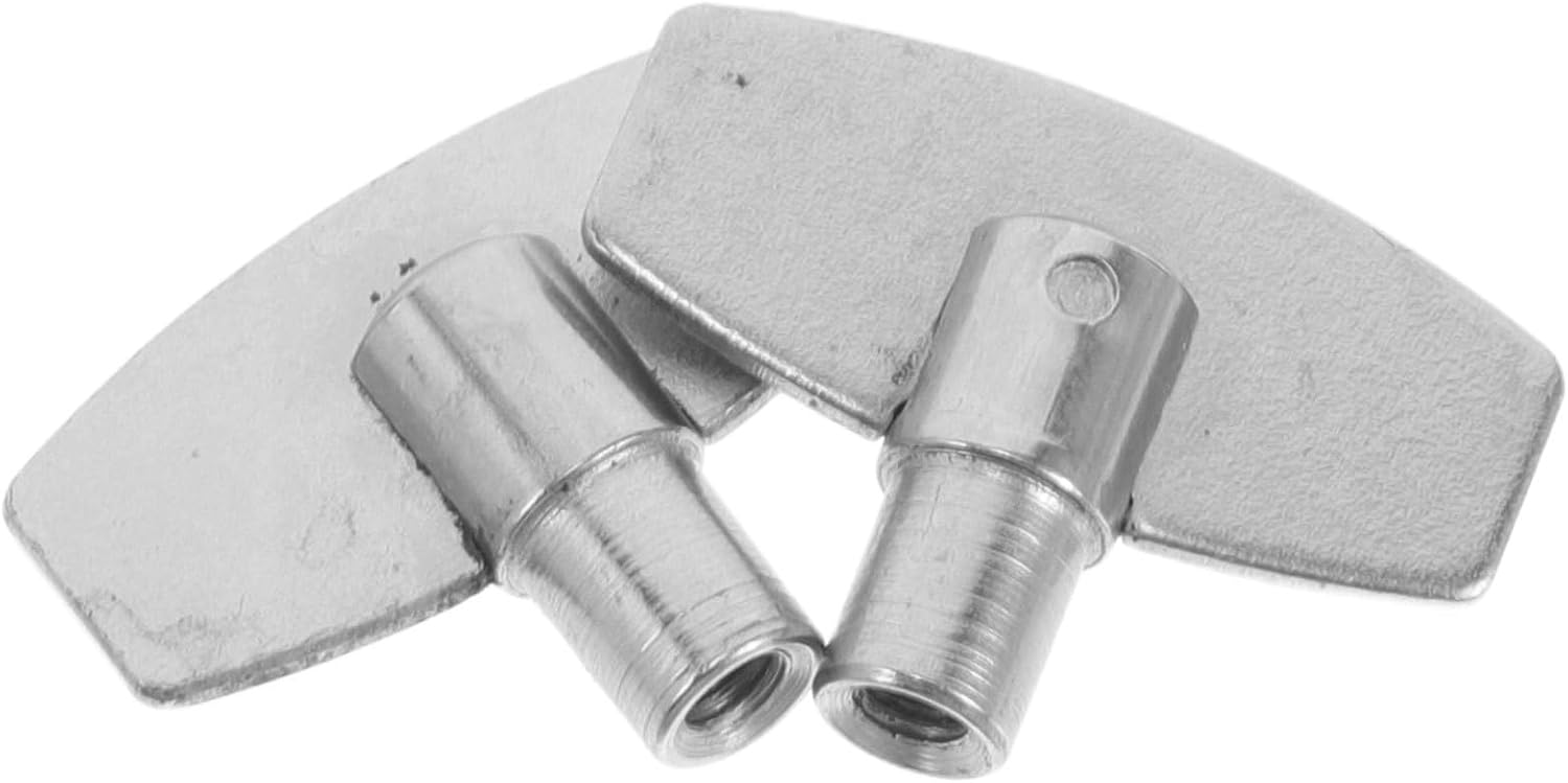 Steel Clock Winding Keys for 2pcs Mechanical and Alarm Clocks for Homes and Offices