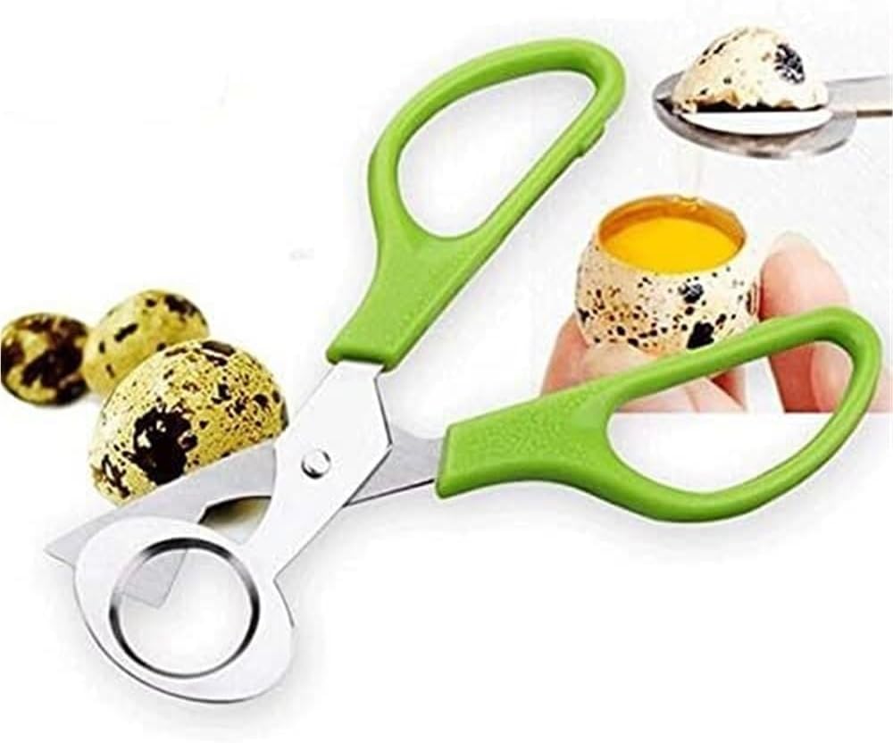 Kitchen Scissors, 1 Piece; Quail Eggshell Opener; Cigar Cutter; Stainless Steel Tools.