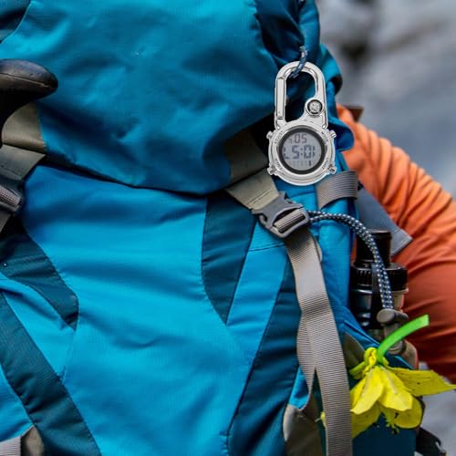 Reloj mosquetón portátil antichoque y funciones inteligentes de montaña 6