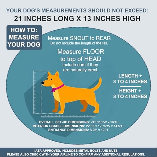 SKY-TOUCH Portable Hard Sided Pet Carrier Carry Breathable Crate Puppy Cage Tote Transport Box Travel Kennel for Cats, Kitten,Dog,Trips Outdoor, Safety closure system, Aeration grids