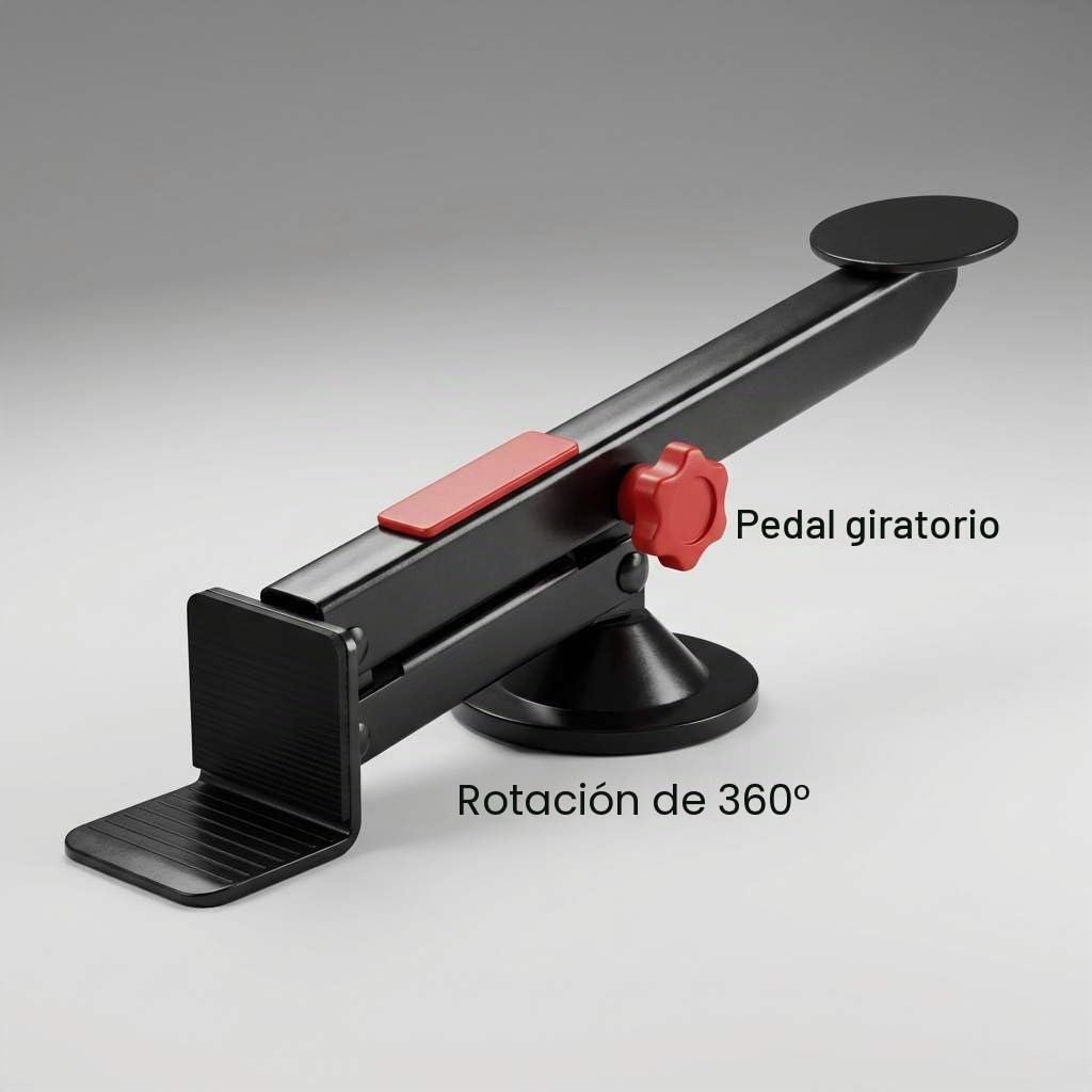 QWORK Levantador de Puertas y Muebles Rotación 360 Grados Capacidad Máxima 100 kg