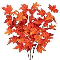 Lot De 5 Tiges De Magnolia Artificielles, Fausses Branches De Feuilles