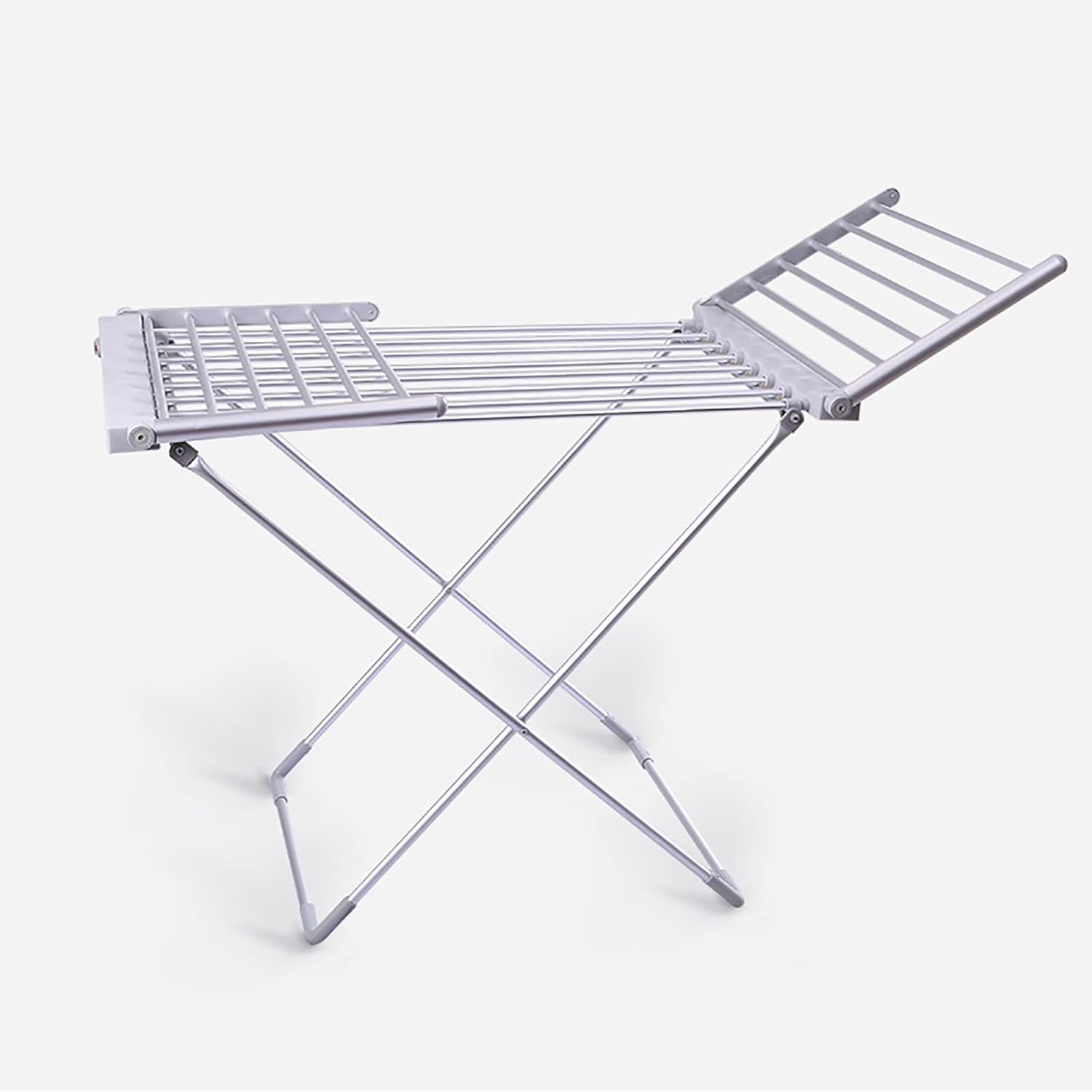 Folding Indoor Electric Clothes Dryer, 20 Bars Winged Electric Heated Clothes Airer Dryer, Heated Clothes Airer, 50Hz/230W for Home, Laundry, Apartment