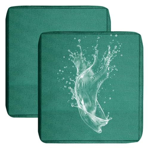 Lots De 1/2/4 Housse de Coussin de Canapé Exterieur Impermeable pour Salon de Jardin, Housse Assise avec Fermeture Éclair, Amovibles pour Intérieur Et...