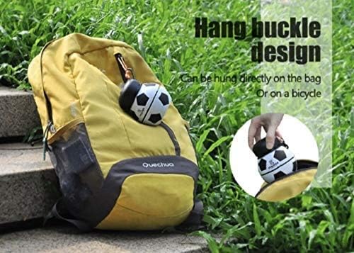 Miniatura 8 de Botellas de agua plegables con mosquetón, botella de agua deportiva de grado alimenticio para regalo, botella de agua plegable para niños, para