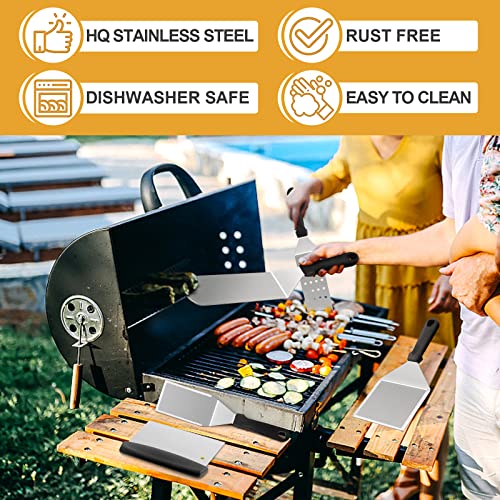 Hasteel SPATULA Professional Stainless Steel Flat Top Griddle Tools Set thumb #6
