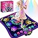 MOMUSE Alfombra de Baile Juguete Niña 3 4 5 6 7 8 9, Alfombra Musical con Luces LED y 9 Niveles, 2 Modos de Juego, Regalo Cumpleaños Navidad para Niñas Niños 3+ años