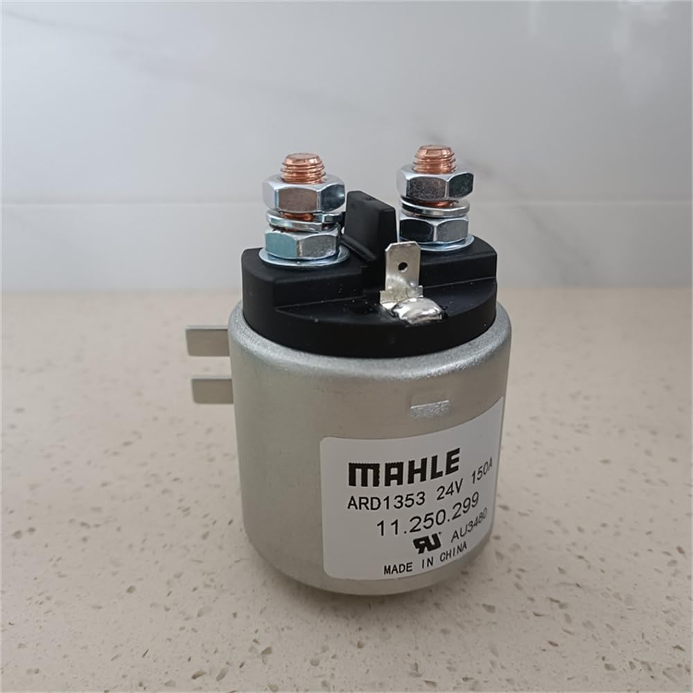 Hydraulic Motor Pump Contactor for Mahle ARD1353 24V 150A Solenoid Switch 24 Volt 150 Amp Pump System Relay Pallet Truck Material Handling Cart Scissor Lift Aerial Platform