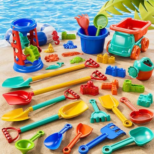 Jouets de plage pour enfants avec kit de château de sable d'été