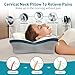 Cervical Pillow for Neck Pain Relief - Ergonomic Neck Pillow for Sleeping Contour Memory Foam Pillows with Cooling Pillowcase, Orthopedic Bed Pillow for Side Back Stomach Sleepers