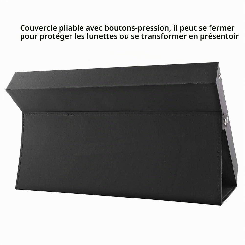 Présentoir pour montres et bijoux - Boîte porte-montres pour 18 montres et lunettes