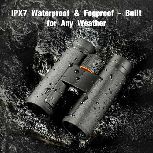 Binoculares 10x42 HD para Adultos Ligero e Impermeable miniatura 5