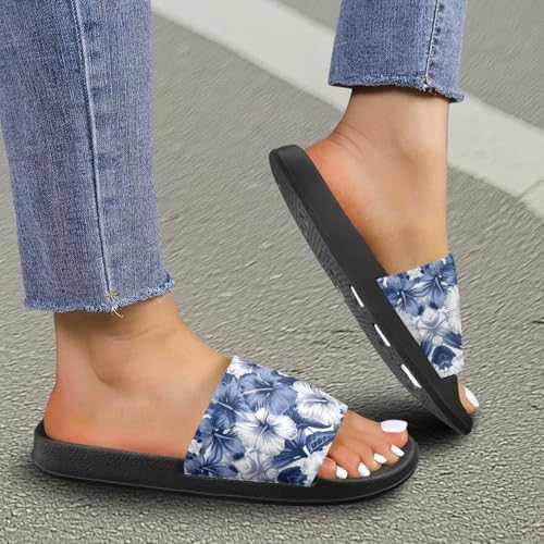 Forchrinse Red Ladybug Print Unisex Slippers for Women Men Slides Sandals with Arch Support Sport Sandals for Summer4