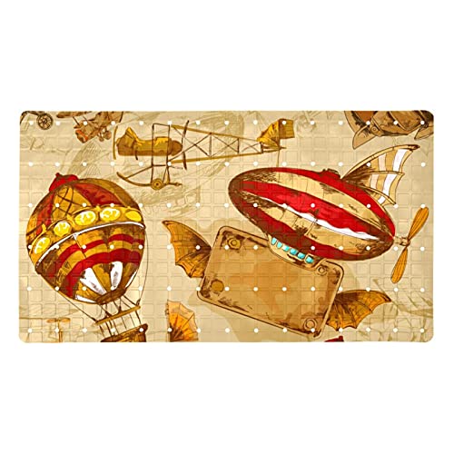 Tapis de bain antidérapant avec ventouses sécurisées 40x70 cm