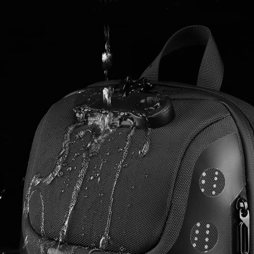 Waterproof Men Chest Bag Shoulder Bag Men Sports Business Chest Bag Single Shoulder Bag (Color : Black)3