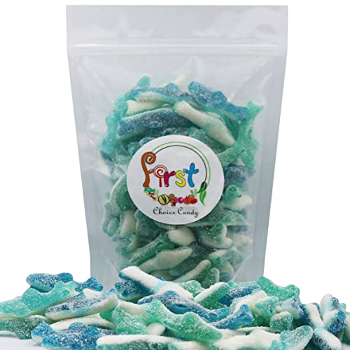 Firstchoicecandy Fantastic Gummy Shark (Mini Sour Blue Raspberry, 2 Pound (Pack Of 1)) #TOP1