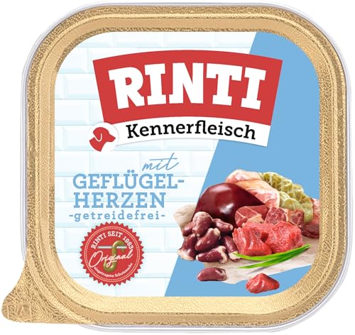 RINTI Kennerfleisch Schale | Geflügelherzen | 9x300g