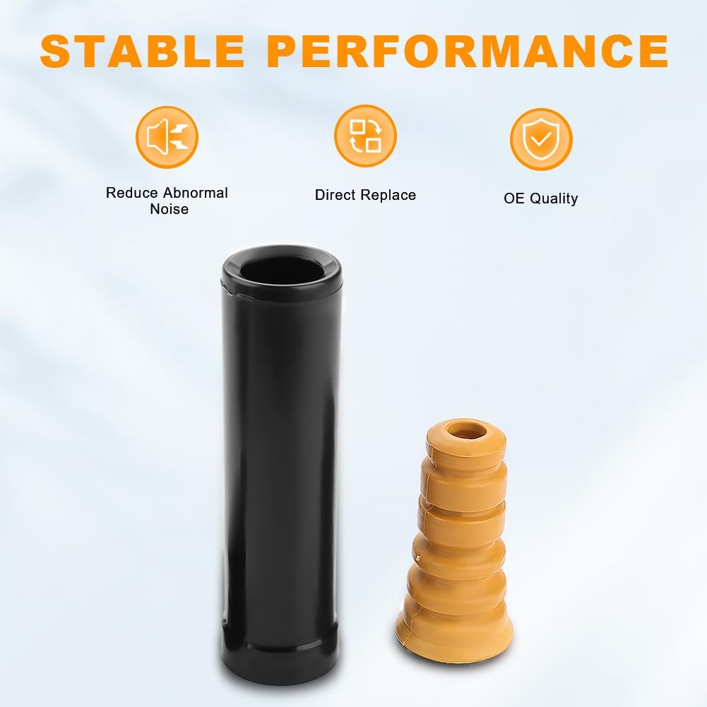 JDMON Rear Shock Absorber Mounting Damper Kit Compatible with Honda City 2015-2020 Fit 2015-2020 HR-V 2016-2020 Replacement for 52722-T5A-J02 52670T5AJ02