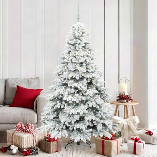 Árbol de Navidad artificial decorativo de 180 cm con luces LED USB para hogar 2