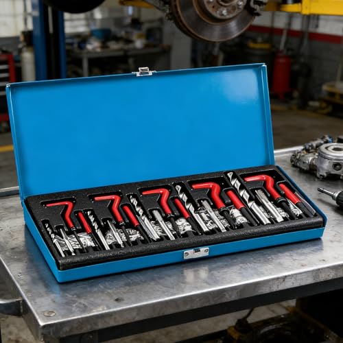 Filetage de cylindre endommagé ? Solution avec ce kit de réparation filetages de bloc moteur