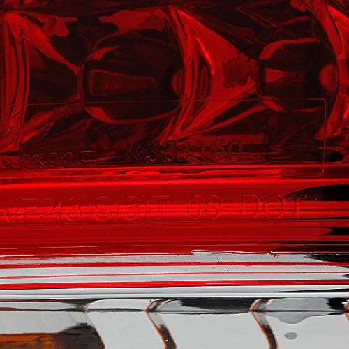 AKKON - For Toyota Sienna SUV Red Clear Rear Tail Light Brake Lamp Repalcement Dirver Left Side Outer Piece