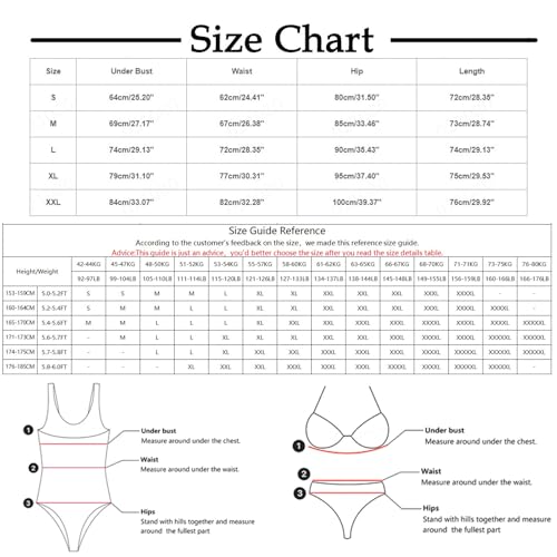 Ensemble bikini pour femme rouge complexée pour cacher les formes - 5