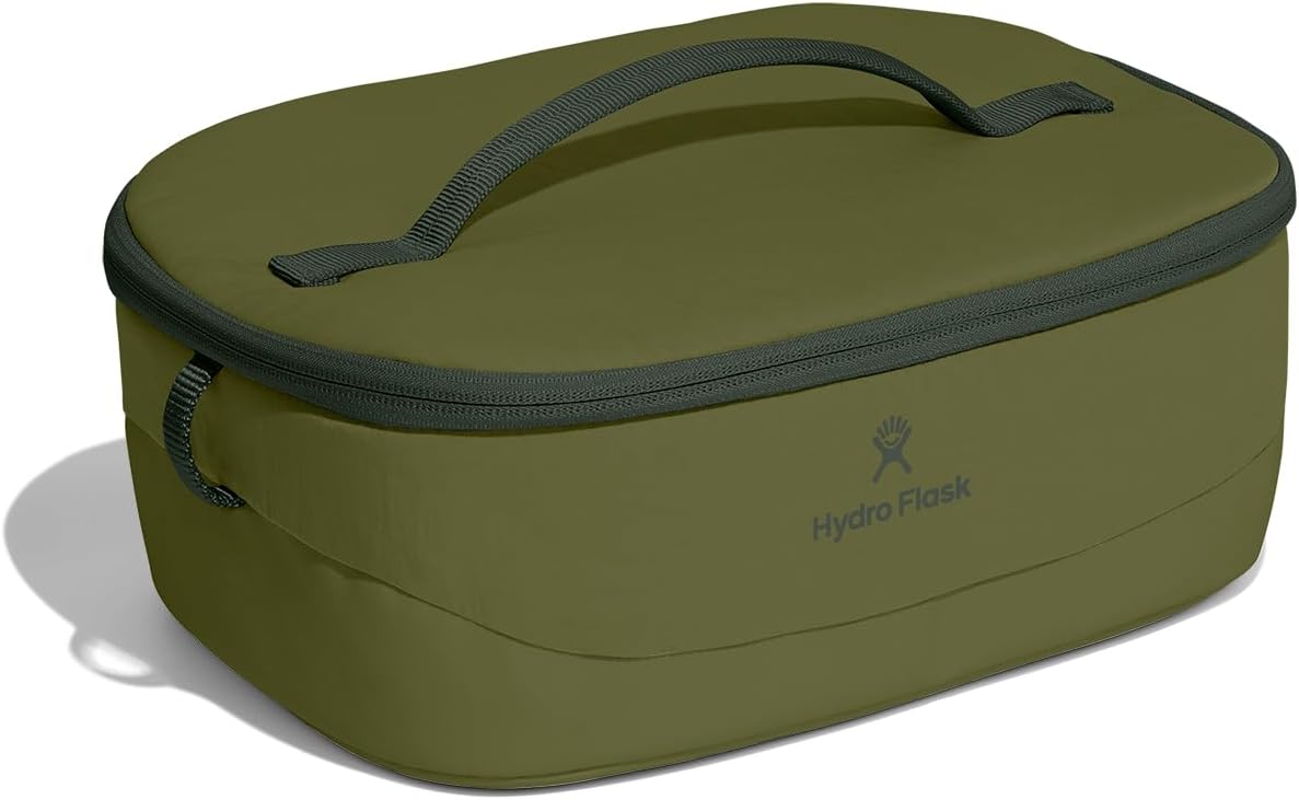 Hydro Flask Carryout Lunch Box - Insulated Lunch Box - Soft Cooler Travel Bag Palmer Green image 2